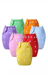 Pannolini di stoffa riutilizzabili Pannolini di stoffa lavabili regolabili Pannolini di stoffa per bambini Pannolini ecologici per bambini 7 colori KKA78536047488