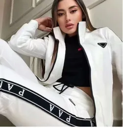 Ny plus storlek två -stycken Kvinnaspår Set Top and Pants Women Clothing Casual Outfit Sports Sport Jogging Duits Sweatsuits Jumpsuits213