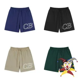 Herenshorts Cole Buxton borduurwerk CB-shorts heren dames beste kwaliteit rijbroek met trekkoord T240112