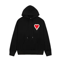 Tasarımcı Hoodie Erkekler Kadın Hoodie Kalp Motif Hoodie Sıradan Jumper Kadın Kazak Çeken Uzun Pamuk Aşırı Kazak Çift Kıyafet Gevşek Fit Kadın Boyutu S-XL