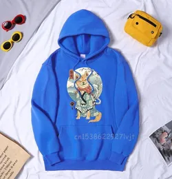 Sweatshirts Cartoon Shiba Inu Dress Pattern Japan Samurai Camisas For Women Men Trend Street Hoodie Hoodies Y03192455468
