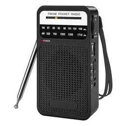 Radio AM FM Pocket Radio, Transistor Radio With Loudspeaker, Headphone Jack, Portable Radio For Indoor, Outdoor Use