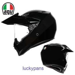 Brazed Off AGV Vezel Motorrad AX9 Straßen-Carbon-Helm Herbst und Winter Full Cover Herren Damen Laufhelme Rally Four Seasons 8IH7