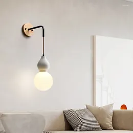 Lâmpada de parede decorações estéticas el luminária quarto bonito luz moderna luxo deco chambre sala estar decoração