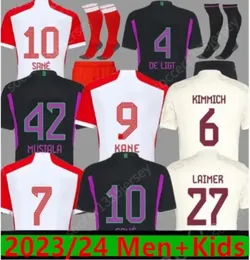 23 24 Sane Muller Soccer Jersey Mane 2023 2024 Neuer Kane Football Shirt Goretzka Gnabry Camisa de Futebol Men Kids Kit Kimmich Fans Player Munjae Away
