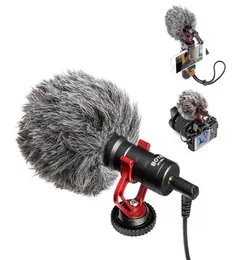 Microphones Boya BYMM1 MM1 Video Record Microphone för DSLR -kamera Smartphone Osmo Pocket YouTube Vlogging Mic Android Phone2464397