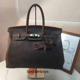 Handbag Luggage Bag 35 Skin Travel Bag Top Layer Leather Large Capacity Bag