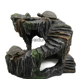 Reptile Supplies 1Pc Fish Tank Adornment Reptile Pet Toy Roof Terrace Decorative Turtle Climbing Platform Ornamentvaiduryd