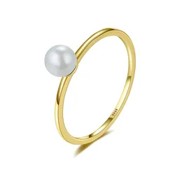 PEARL RING S925 STERLING PLATO PLATONADO DE PREDIÇÃO DE GOLD 18K Designer de marca Ring Europeu e American Hot Popular Mulheres de ponta Ringue de anel de ponta do ringue de joias do dia da mãe SPC