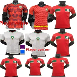 23 24 Marocko Mens Soccer Jerseys Richardson DZ Abde El Khannouss Home Player Version Cultural and 23/24 Home Away Football Shirts Kort ärmuniformer