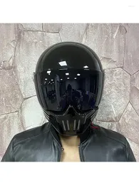 Motorrad Helme Für Erwachsene Full Face Motorycle Helm Moto Retro Männer Motorrad Reiten Motocross Vintage Capacete
