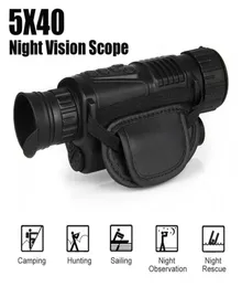 5x40 Digital 5MP Nict Vision Scope Nocny wizja Monoczynowy 5 mega piksele karabinu 5668060