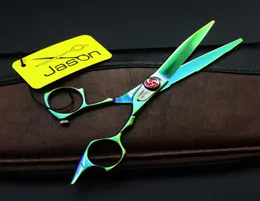 340 55039039 16cm Brand Jason TOP GRADE Hairdressing Scissors Japan 440C 62HRC Hardness Cutting Scissors Professional Huma2733630
