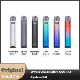 Uwell CALIBURN A3S Pod System Kit Batería de 16W 520mAh Con capacidad de cápsula de 2ml Tecnología de ajuste Pro-FOCS