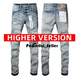 Jeans viola Designer Uomo Jeans Donna Uomo Slim Fit Denim Lettera Stampa Pantaloni Jeans strappati Uomo Streetwear Pantaloni di grandi dimensioni Jeans 5787