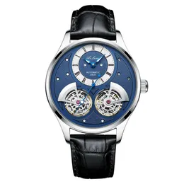2023 New Ailang Automatic Mechanical Double Flyer Men's Fashion Watch Waterproof