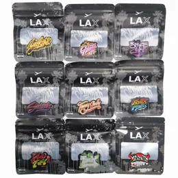 Packaging bag 3.5g LAX laxpacks resealable edible Herb Zipper Dry Retail Empty package flower Mylar Bags pack