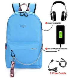 Outdoor Bags 17inch College Backpack USB Charger NASAING Print Schoolbag For Laptop Teenage School Bag BoysGirls Backpacks9157440