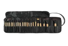 Wholeprofessional 24 adet makyaj fırçası set araçları makyaj tuvalet kiti yün makyaj keçi saç fırçaları set pinceux maquillage3674268