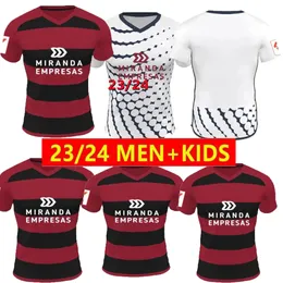 2023 2024 Mirandes Mens and Kids Soccer Jerseys A. Reina Carlos Martin Baeza David V. Barbu S. Barcia Tachi Alvaro Sanz Home Away Footall Shirts
