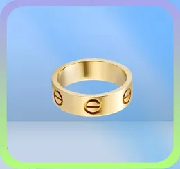 Love Screw Ring Joyería de diseño de lujo clásica para mujeres 2022 Anillos Accesorios de moda Aleación de acero de titanio Chapado en oro Nunca 5802460