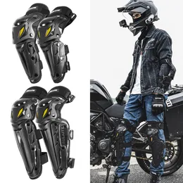 Motorrad Knieschützer Moto Ellenbogenschützer Set Motorrad Knieschoner Reiten Motocross Schutzausrüstung Schutz Slider Protector Erwachsene Männer 240112