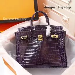 Designer Bag Tote Bag Luxury Handbag Brand Women Shopping Bag Läder Stor kapacitet Purse Crocodile High Quality