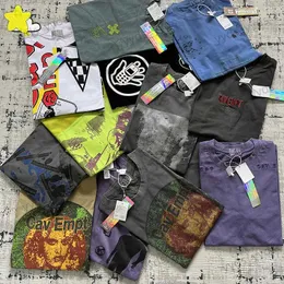 Homens camisetas CE Cav Empt Camiseta Homens Mulheres Casual Streetwear Algodão Simples Verão Manga Curta Clássico Cinza Vermelho Preto Verde Cavempt Top Tee T240112