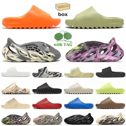 adidas Tasarımcı Sandalet MX Karbon Onyx Sarch Taş Adaçayı Kil Kil Ay Gri Enflame Turuncu Plaj Ayakkabıları Kutu Boyutu 36-47
