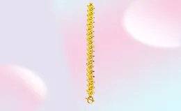 2017 Moda Kadın Bilezik 24K Altın Kaplama Bangles Geometrik Bilezikler Kalp Şekillendirilmiş Lady Jewelry2320097