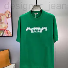 Homens camisetas designer Cel Arc de Triomphe manga curta verde preto branco t-shirt para homens nicho verão desgaste nova carta impressa em torno do pescoço meia camiseta top R20