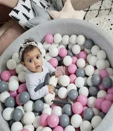 100200 PCS Ocean Ball Pit Baby Bab Bath Bath Swim Swim Toy Children Water Pool Beach Back Back Ball Plastic Toys Born Prop Prop Ballenbak 2012169598547