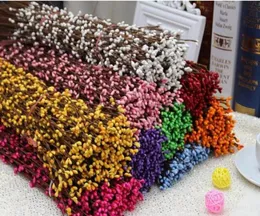 100pcslot 40cm Diy Pretty Pip Berry Tallo Para Foral Arrangemanet Pulsera Corona Boda Flor Artificial Entera 5070252