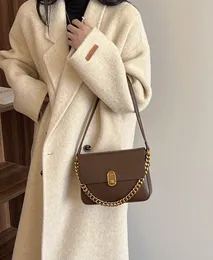 Универсальные женские сумки на осень/зиму, нишевая модная сумка через плечо с цепочкой, высококачественная трендовая сумка через плечо