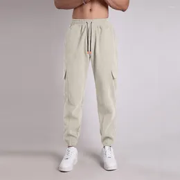 Calças masculinas joggers sweatpants homens e mulheres cintura elástica perder calças casuais preto ao ar livre algodão masculino suor