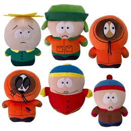 South North Park Plush Toys Short Plush Cartoon fylld docka leksak fluffig figur docka gåva anime docka barn vuxna leksaker