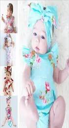 Barn Tales Children039s kläder ins vårmodeller 02 år gammal baby onepiece romper romper sommarblommor nyfödda kläder RO4402121