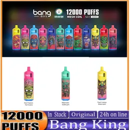 BANG Box 12000 Puff 12000 Puffs Djeńskie E Vapes Pen 23 ml Podaporyzator 650Mah Bang King Puff 12k 15000 Vape