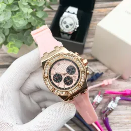 des men Uhren A P Alle Zifferblätter Funktionieren Datum Luxus Mode Frau Vollstahlband Quarzwerk Uhr Gold Silber Freizeit Armbanduhr