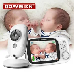 VB603 Video Baby Monitor 24G Wireless con 32 pollici LCD Audio bidirezionale Talk Visione notturna Telecamera di sicurezza di sorveglianza Babysitter 240115