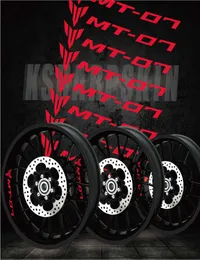 Ny kreativt mode modifierad motorcykeldäck klistermärke personlighet rand innerring reflekterande dekorativ applikation för yamaha mt07011997