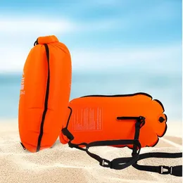 Borse Borsa da nuoto impermeabile in PVC spesso per adulti Boa da nuoto itabile Doppio airbag Galleggiante da nuoto Accessori per la sicurezza in acqua