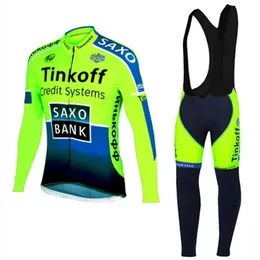 セット長袖サイクリングジャージセット2022 NEW TINKOFF MTB自転車服自転車自転車Maillot Ropa Ciclismo Mans Bike Clothes Cyclingセット