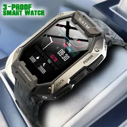 時計2022 New 3Proof Smart Watch Man 5atm防水スポーツフィットネストラッカー屋外スマートウォッチ