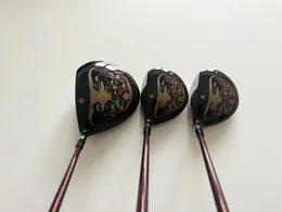 Women Golf Clubs 4 Star Hm Wood Set Hm 08 Wood Set 08 Golf Woods Driver Fairway Woods L-Flex Graphite Axel With Head Cover 240112