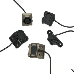 Taktik Düğme Picatinny SureFir M300 M600 Flakan Airsoft Mount Soaponlight Switch Bırakma Teslimat