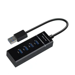 USB Hubs 4 i 1 Black 3.0 Hub Splitter för PS4/PS4 Slim High Speed ​​Adapter Xbox med påsar Package Drop Delivery Computers Networking C OT7LT