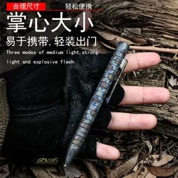 EDC Alloy Mini Tactical Pen مع مجموعة كتابة الأدوات الخارجية متعددة الوظائف 240124