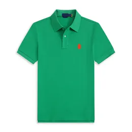 Qualitätsmarke Pony Stickerei Polo -Shirts Herrendesigner Ralphs Shirt Business Standing Crotton Mode Mens Womene5ed