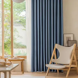 Yanyangtian Double Linen Curtain vardagsrum sovrum Dekorativt gardinfönster Tulle Gaze Gardin French Window 240113